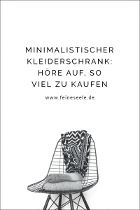 Minimalistischer Kleiderschrank, Stefanie Adam, www.feineseele.de