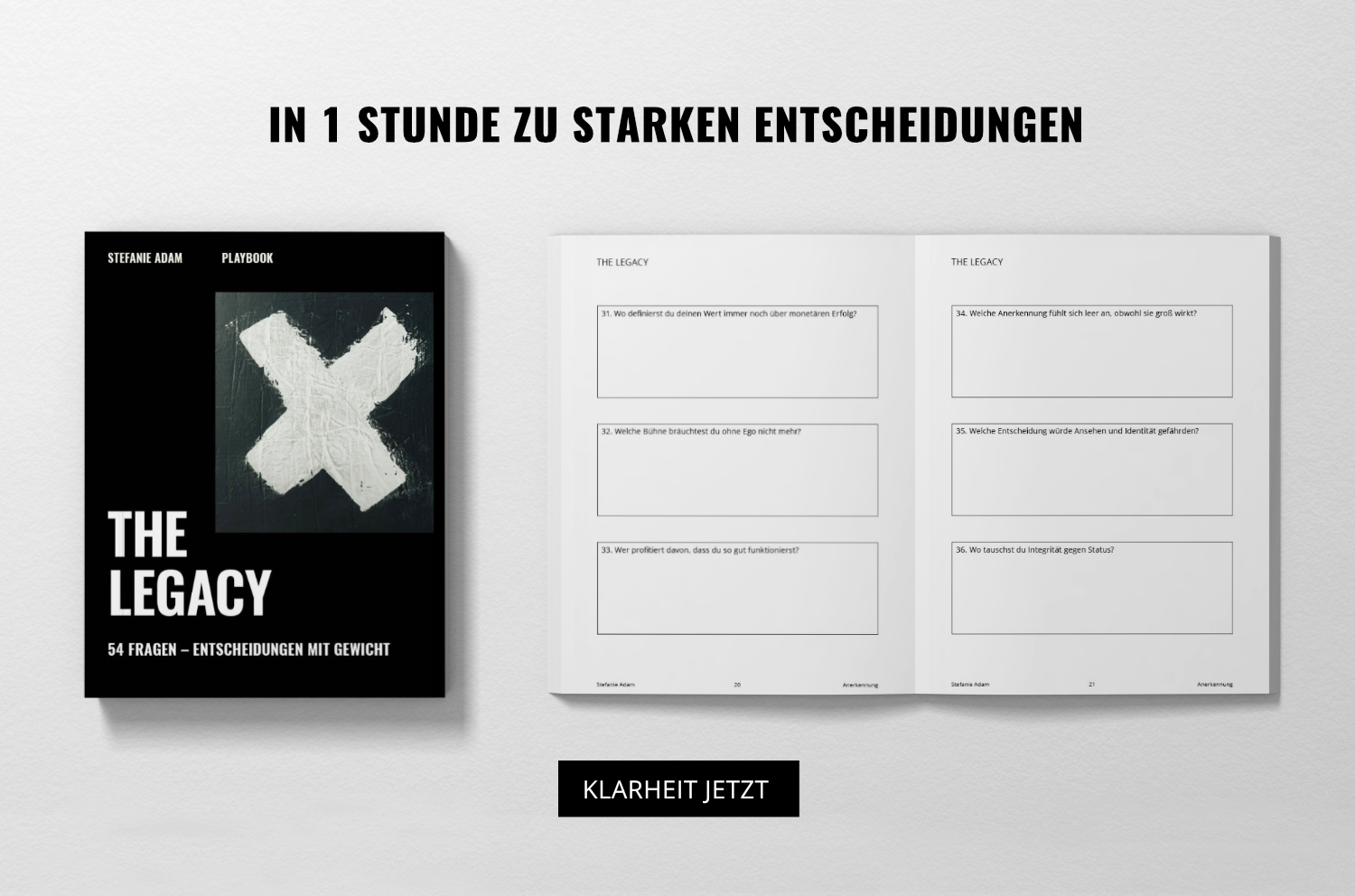 54 Fragen für Entscheidungen mit Gewicht